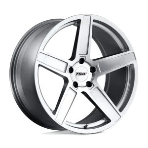 TSW Wheels – ASCENT – Grey – 18″x8.5″ 20mm – All weather Wheels – 1885ASC205120S76